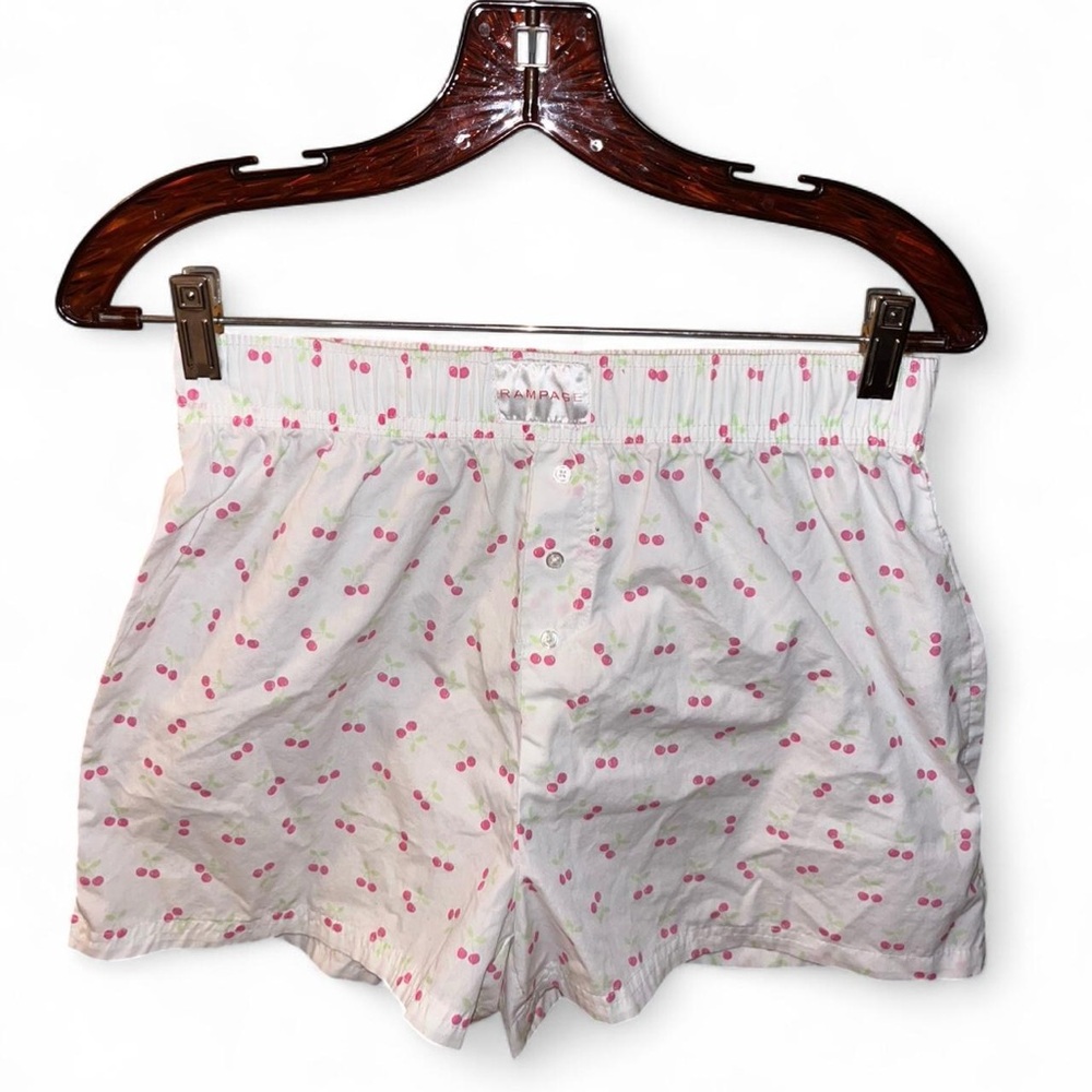 Rampage White and Pink Women's boxer Shorts